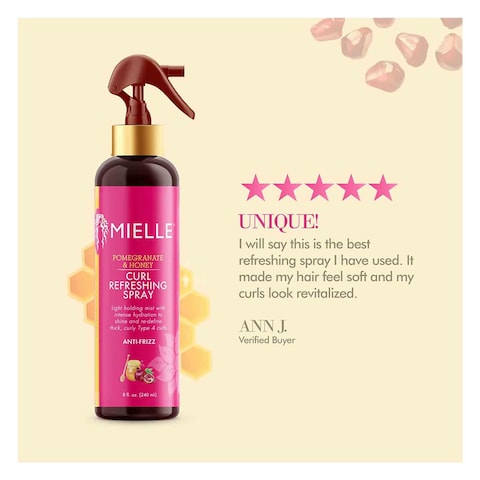 Mielle Organics Pomegranate And Honey Curl Refreshing Spray 240ml